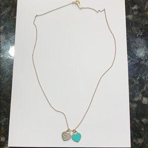 Tiffany & Co. Mini Double Heart Tag Pendant